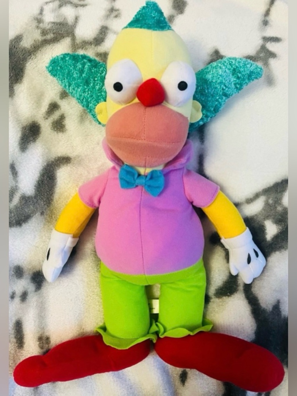 THE SIMPSONS - KRUSTY THE CLOWN PLUSH - 2015 - 15” - COLLECTIBLE